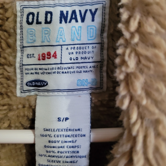 Old Navy Women's Blue Denim Sherpa Jacket - Picture 7 of 7